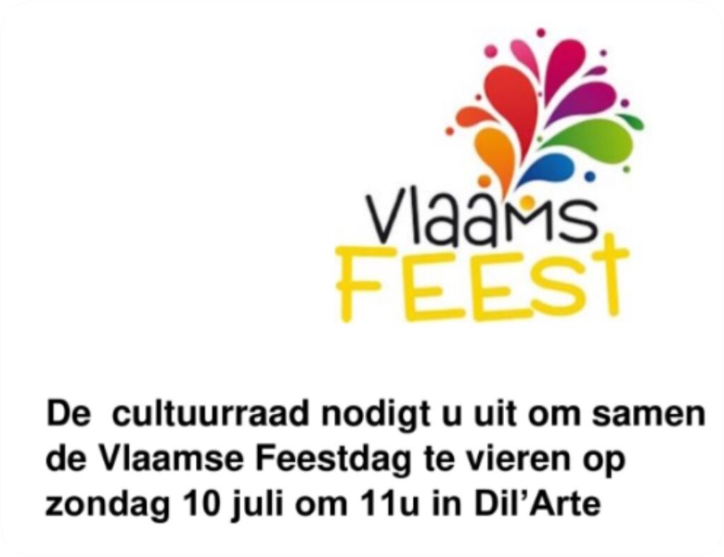 Vlaams Feest – Academische zitting – 10 juli 11u – Dil’Arte