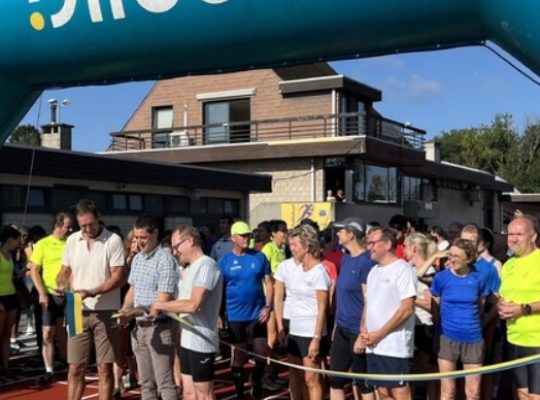 Opening nieuwe atletiekpiste